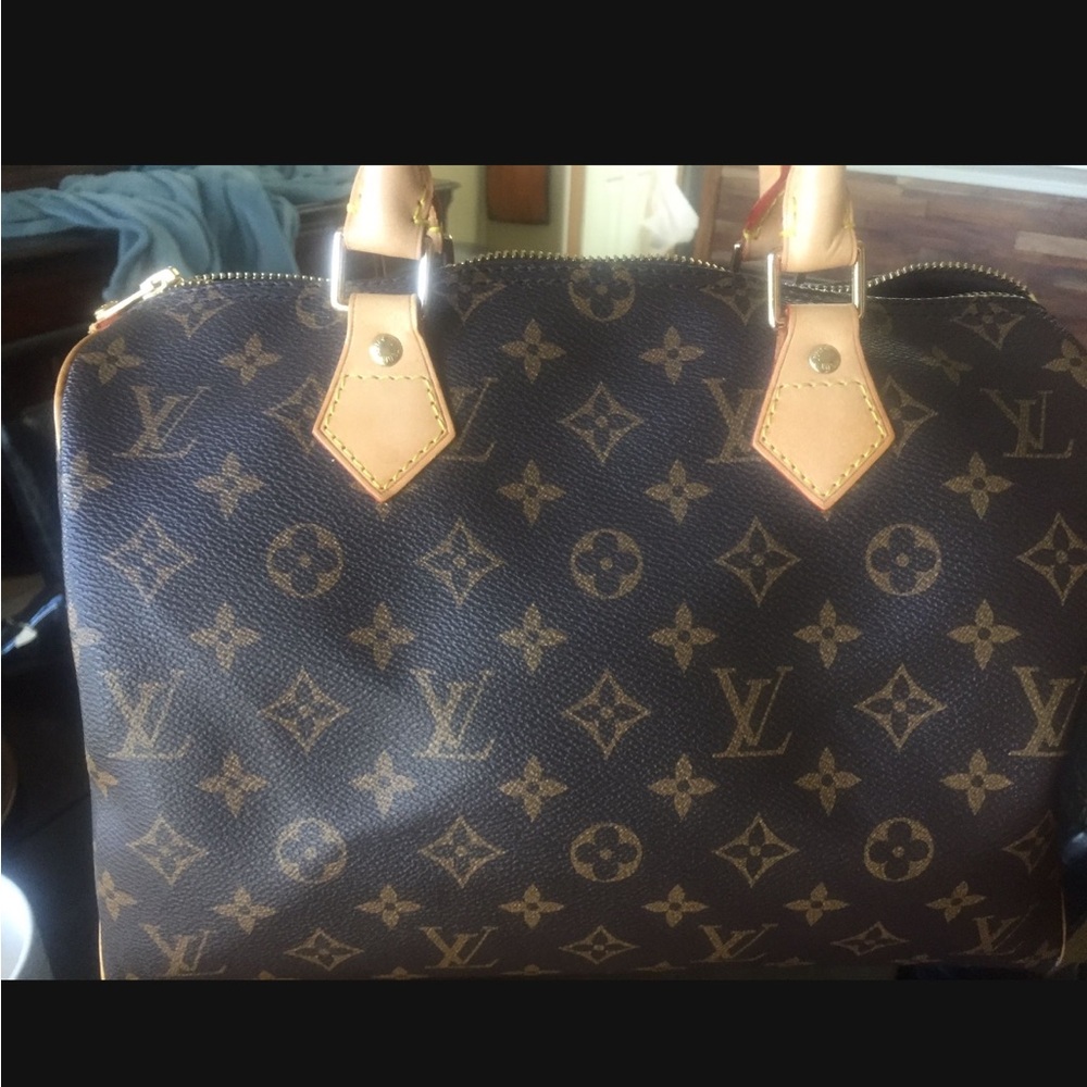 Louis Vuitton Monogram Satchel - Brown and Tan